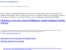 Tablet Screenshot of magictogether.org